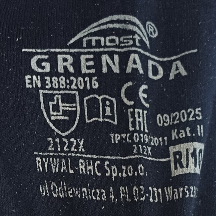Робочі шкіряні рукавиці GRENADA MOST