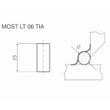 Керамическая подкладка для сварки MOST LT 06 TIA 6мм