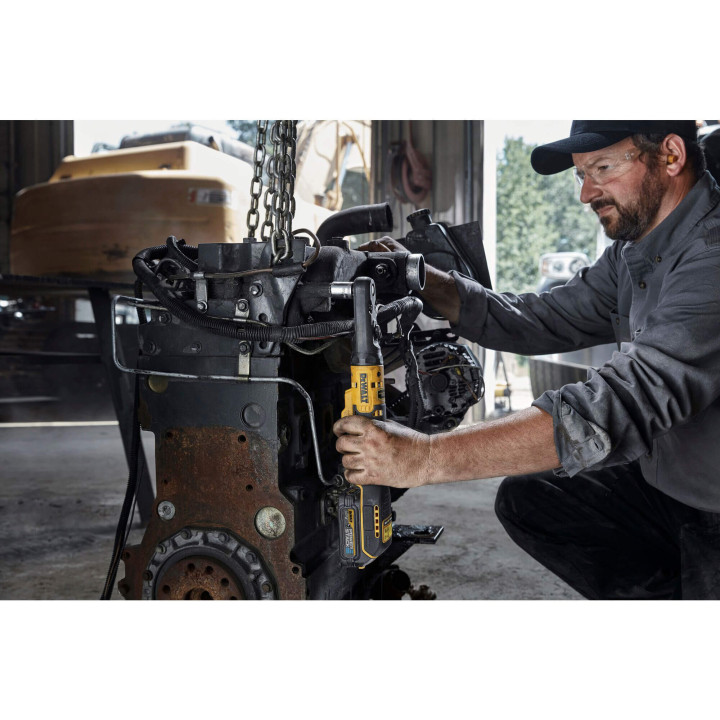 Гайкокрут кутовий - ключ-храповик акумуляторний безщітковий DeWALT DCF510E2G