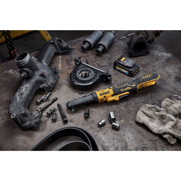 Гайкокрут кутовий - ключ-храповик акумуляторний безщітковий DeWALT DCF510E2G