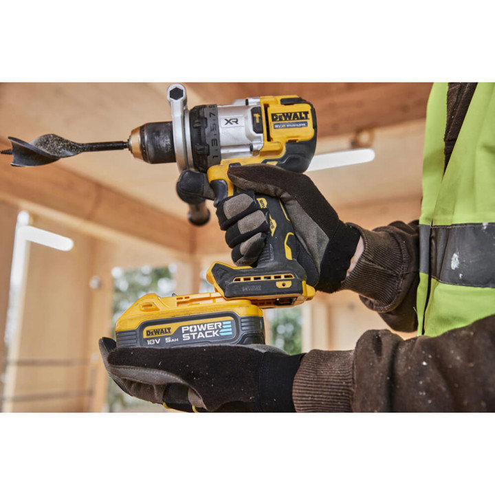 Дриль-шурупокрут акумуляторний безщітковий ударний DeWALT DCD1007NT