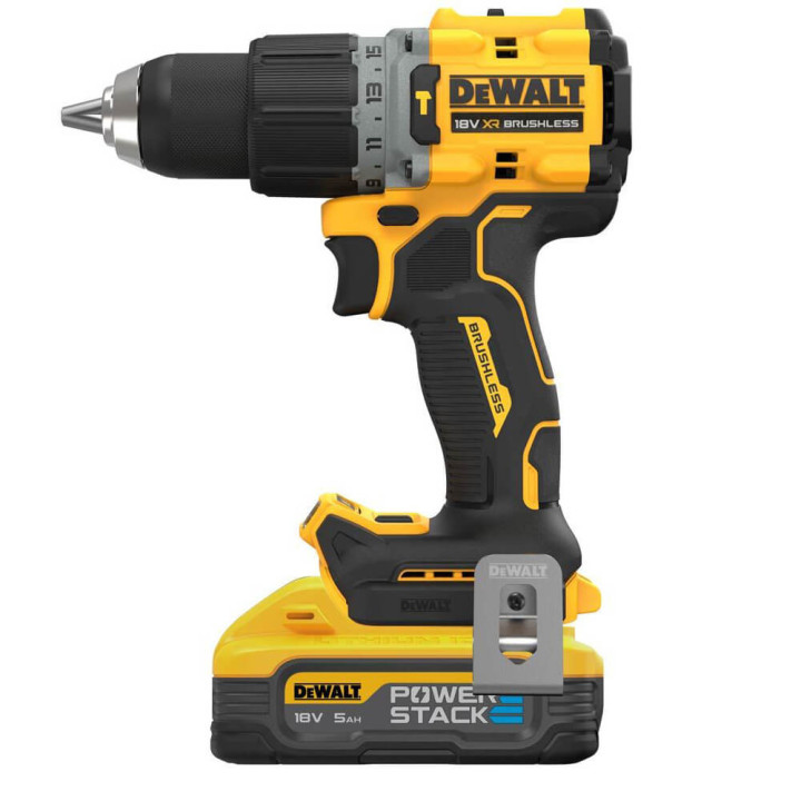 Дриль-шурупокрут акумуляторний безщітковий ударний DeWALT DCD805H2T