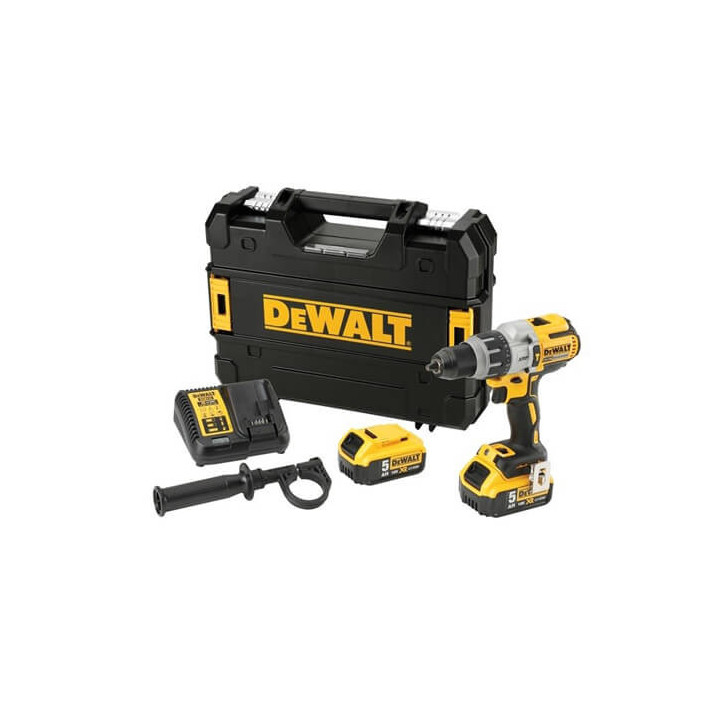 Дриль-шурупокрут акумуляторний безщітковий ударний DeWALT DCD996P2