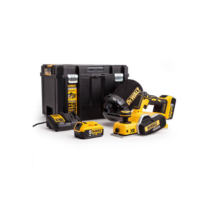 Рубанок акумуляторний безщітковий DeWALT DCP580P2