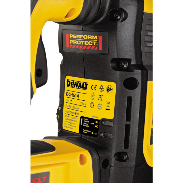 Перфоратор акумуляторний безщітковий SDS-MAX DeWALT DCH614N