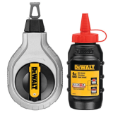 Шнур для розмітки 30 м в комплекті з крейдяним порошком DeWALT DWHT47408-0