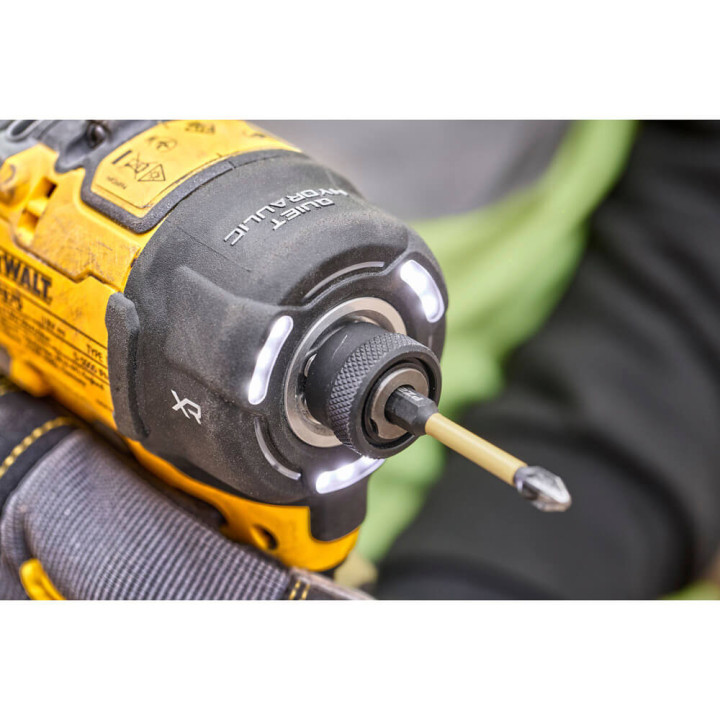 Шурупокрут ударний гідравлічний акумуляторний безщітковий DeWALT DCF870NT