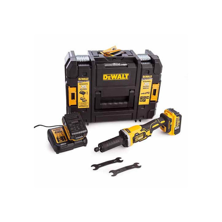 Прямошлифовальна машина акумуляторна безщіткова DeWALT DCG426P2