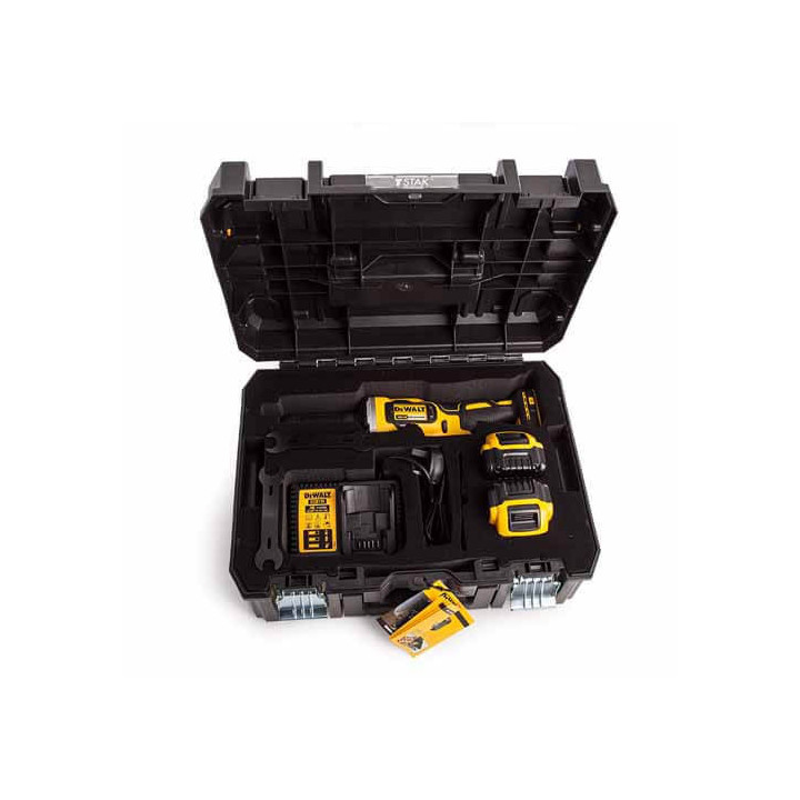 Прямошлифовальна машина акумуляторна безщіткова DeWALT DCG426P2