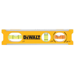 Рівень BILLET TORPEDO з алюмінію 165 мм з 3 капсулами і магнітами DeWALT DWHT42525-0