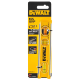 Рівень BILLET TORPEDO з алюмінію 165 мм з 3 капсулами і магнітами DeWALT DWHT42525-0