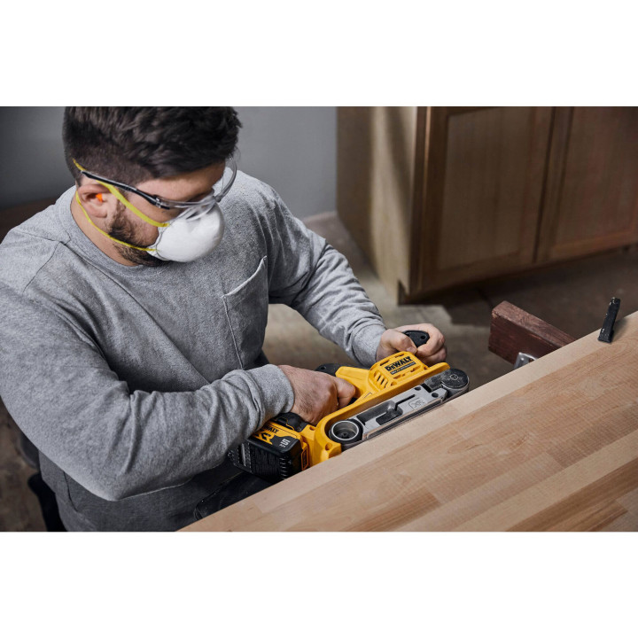 Шліфмашина стрічкова акумуляторна безщіткова DeWALT DCW220P2