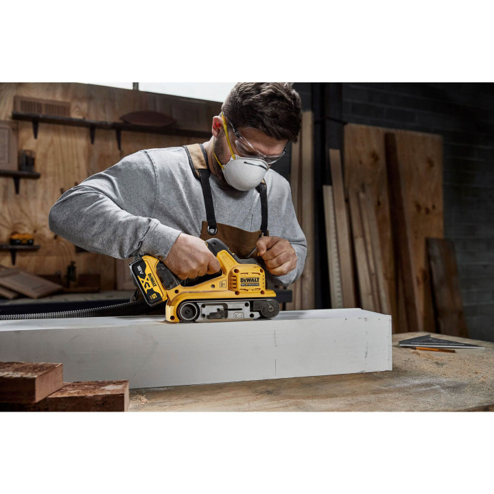 Шліфмашина стрічкова акумуляторна безщіткова DeWALT DCW220P2
